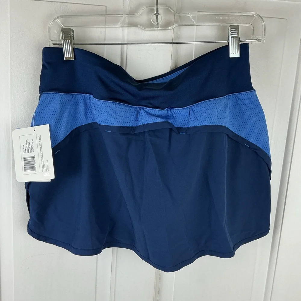 Jockey Women’s Skort Athletic Skirt Size M Blue NWT